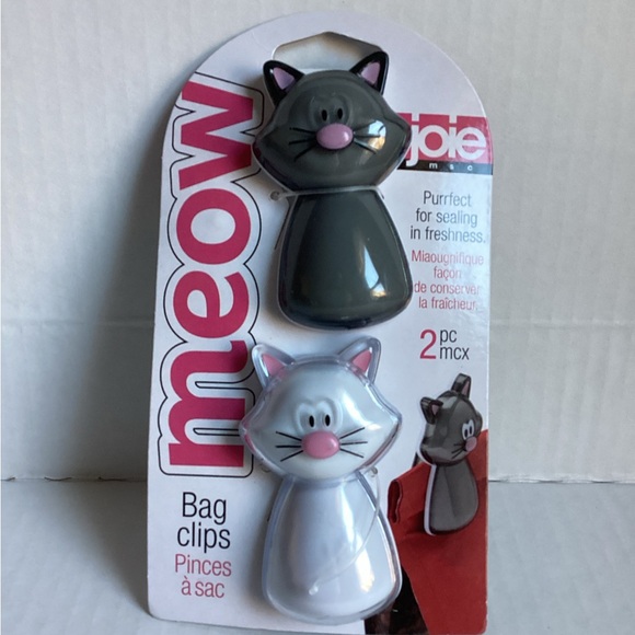 Joie Meow Cat Bag Clips, 2 Piece - Picture 2 of 4